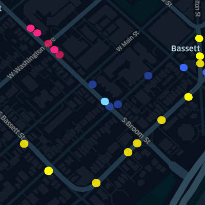 Animated maps of buses